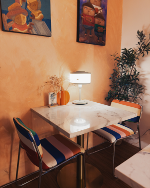 Cafe Table - Marble A for 2