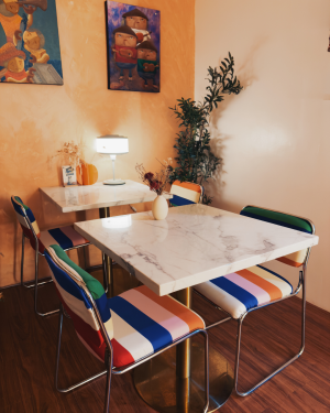 Cafe Table - Marble B for 2