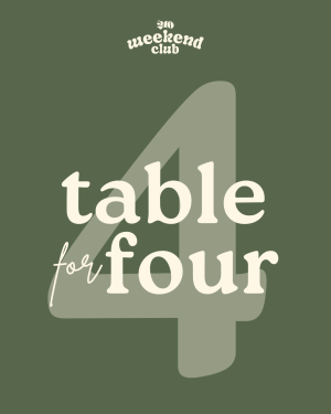Cafe Table for 4-5